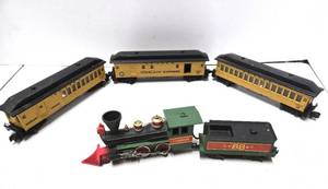 lot 130 image: Vintage American Flyer Franklin Frontiersman Overland Express Train Set