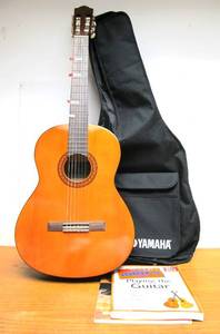 lot 204 image: Excellent Condition Vintage YAMAHA Classica Acoustic Guitar Model C-45