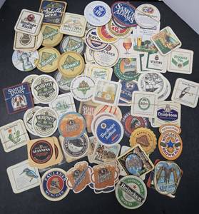 lot 225 image: Large Lot of Assorted Beer Coasters