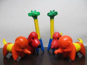 lot 264 image: Group of Vintage Tupper Toy Animals 