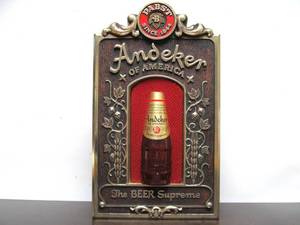 lot 275 image: Vintage PABST Andeker of America 15 Advertising Bottle Beer Sign