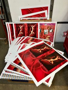 lot 205 image: Lot of Approx 100 Marilyn Monroe Calendar Prints