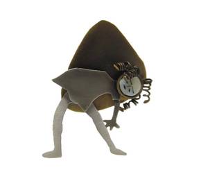 lot 19 image: Sterling Silver & Brass Funky Figural Brooch by Whitney - Made in Vermont
