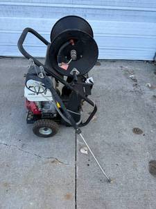 Used Karcher HD 3000 DH QC Pressure Washer with Hose Reel