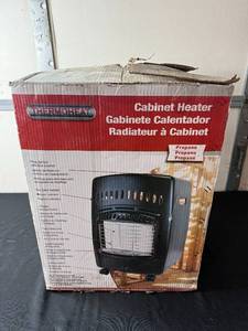 lot 42 image: Thermoheat Cabinet Heater with Piezo Ignition and Heat Controls In Orig Pkg