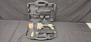 lot 71 image: Porter-Cable Pneumatic Brad Nailer Kit with Nails and Case