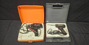 lot 72 image: Set of 2 Weller and Millers Falls Soldering Guns in Cases
