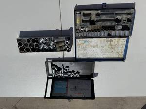 lot 90 image: Collection of Mechanic Socket Sets with Various Sizes