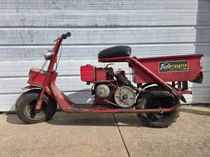 lot 100 image: Vintage Tule Trooper Model M III Utility Scooter