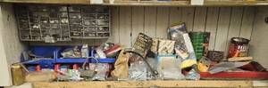 lot 107 image: Comprehensive Assortment of Hardware and Tools in Organizers