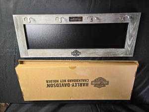 lot 132 image: Harley-Davidson Chalkboard Key Holder with St. Paul Inscription