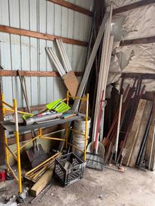 lot 142 image: Assorted Construction Tools and Supplies Lot