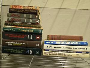 lot 151 image: Collection of Vintage Books on Electrical Codes, Harley-Davidson, and More