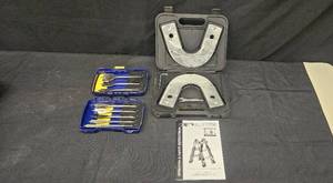 lot 156 image: Gorilla Ladders 4-in-1 Project Ladder Parts and IRWIN Spade Bit Set
