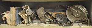 lot 161 image: Collection of Vintage Automotive Parts and Manuals