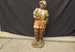 lot 168 image: Life-size Spanish Conquistador Statue