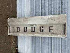 lot 183 image: Vintage Dodge Tailgate Panel