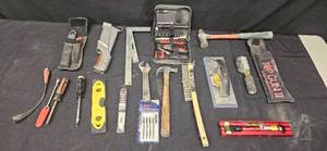 lot 210 image: Comprehensive Set of Hand Tools and Accessories