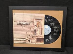 lot 240 image: Framed and Signed The Outlaws Vinyl Record