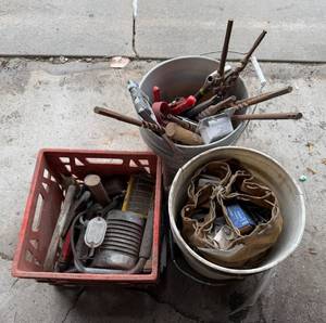 lot 248 image: Collection of Mixed Hand Tools and Hardware Supplies