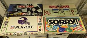 lot 251 image: Collection of Board Games Including Monopoly Editions and Strategy