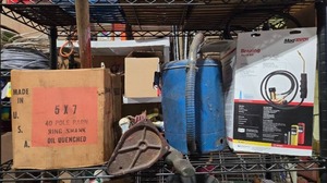 lot 266 image: MagTorch Brazing Torch Kit with Additional Tools and Barn Nails