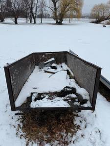 lot 282 image: Used Utility Trailer with Metal Frame