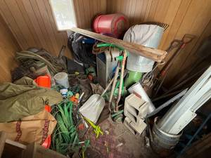 lot 288 image: Assorted Lot of Garden Tools and Equipment with Storage Accessories
