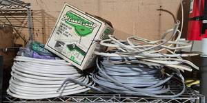 lot 294 image: Assorted Electrical Wires and Plasti-Cap Box