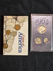 lot 37 image: 1964 Silver Se with Half Dollar, Quarter, and Dime