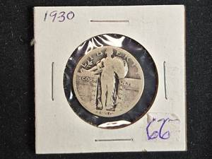 lot 66 image: 1930 Standing Liberty Quarter