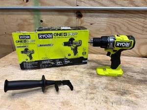lot 57 image: RYOBI ONE HP 18V Brushless Cordless 12 in. Hammer Drill (Tool Only)