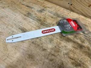 lot 61 image: Oregon 27856 14-Inch Guide Bar and AdvanceCut S52 Chainsaw Chain Combo