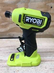 lot 76 image: Ryobi 18V ONE HP COMPACT BRUSHLESS 14 RIGHT ANGLE DIE GRINDER Model # PSBDG01B (Tool Only)