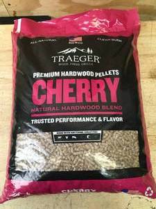 lot 80 image: Traeger Premium Hardwood Pellets Cherry Natural Hardwood Blend