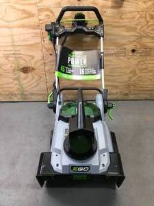 lot 16 image: EGO POWER 56-volt 21-in Single-stage Push with auger assistance Battery Snow blower Model # SNT2120AP - Tool Only