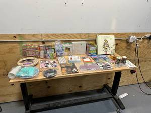 lot 147 image: Random Curated Box Party Supplies etc