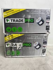 lot 177 image: TRADEPRO Lot of 2 TP C33 MHP2 8 1 Speed Condenser Fan Motors