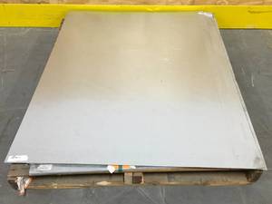 lot 98 image: Lot of 39 Pieces of 26 Gauge Sheet Metal 3 x 4