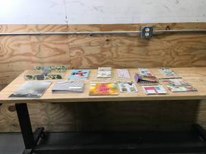 lot 234 image: Lot of Notebooks, Craft Supplies and Other Items