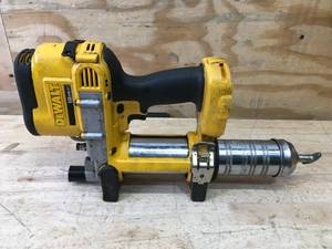 lot 235 image: DEWALT 18V Cordless Grease Gun Model # DCGG570 - Tool Only