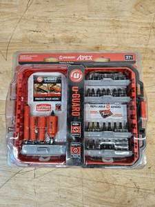 lot 195 image: Crescent 37 Pc. U-Guard Covered Bit Set - CAUGSET-37