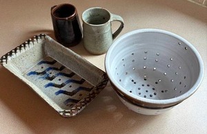 lot 53 image: Handmade Ceramic Kitchenware Set
