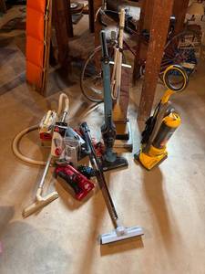 lot 247 image: Lot of Vacuum Cleaners Mixed Brands