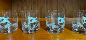 lot 123 image: White Star Line Slovakia Glass Set