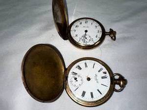 lot 138 image: Vintage Elgin & Standard Pocket Watches
