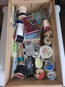 lot 26 image: Sewing Kit with Gingher Scissors