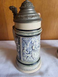 lot 103 image: Vintage German Beer Steins Lot