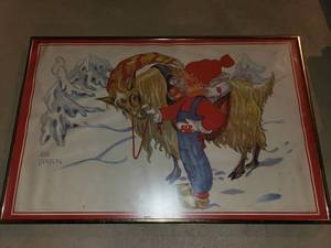 lot 208 image: Anna Spysak Framed Vintage Print
