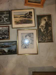 lot 210 image: Vintage Framed Art and Photos Collection